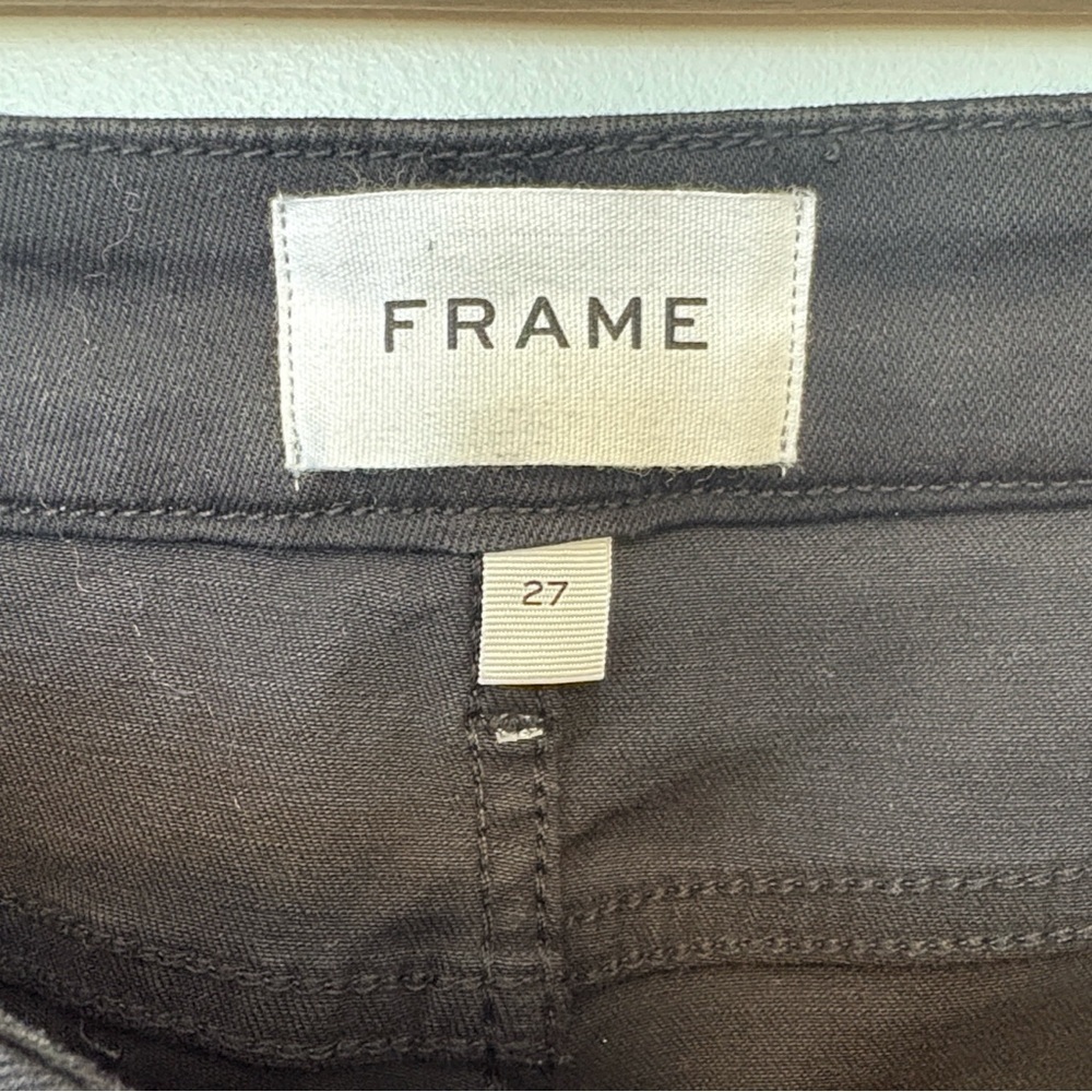 FRAME Le Super High Mini Boot in Black Finn NWOT , sz : 27 - Picture 9 of 13